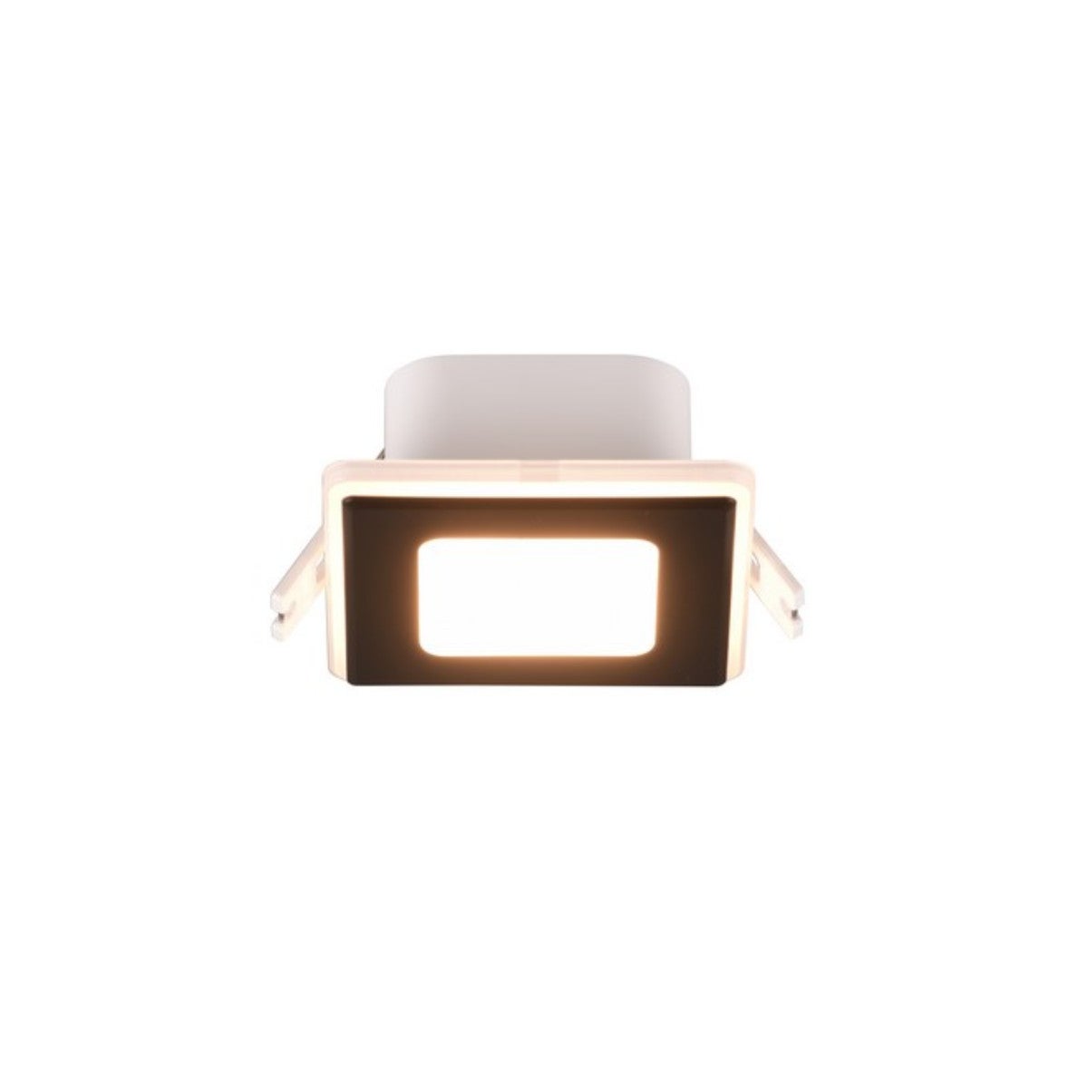 Oprawa wpuszczana LED NIMBUS 5W 3000K 450lm tworzywo sztuczne czarno-biała wym:3x8x8cm IP44 Trio
