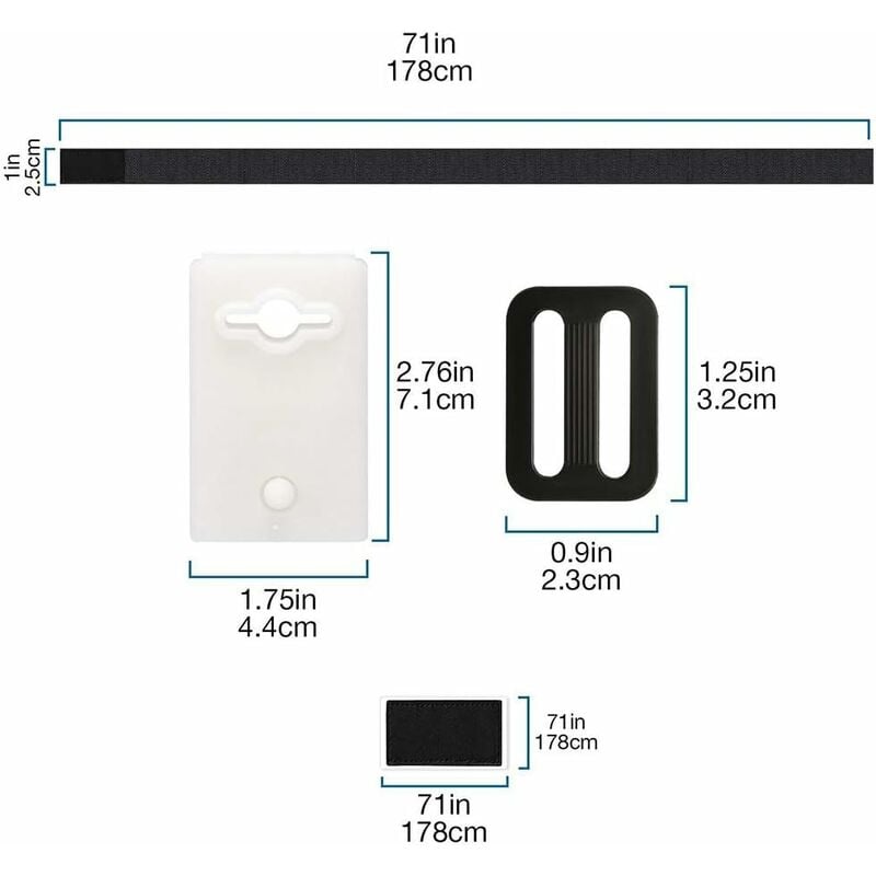 Kit De Fixation Pour Bâche Solaire De Piscine, Kit De Sangles De Couverture Solaire 58553465