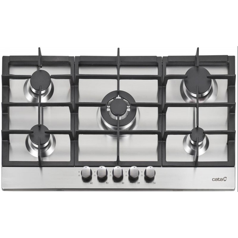 Cata  Placa Gas Lgi 9041 X 90 Cm Inox 5 Fuegos , Leroy Merlin