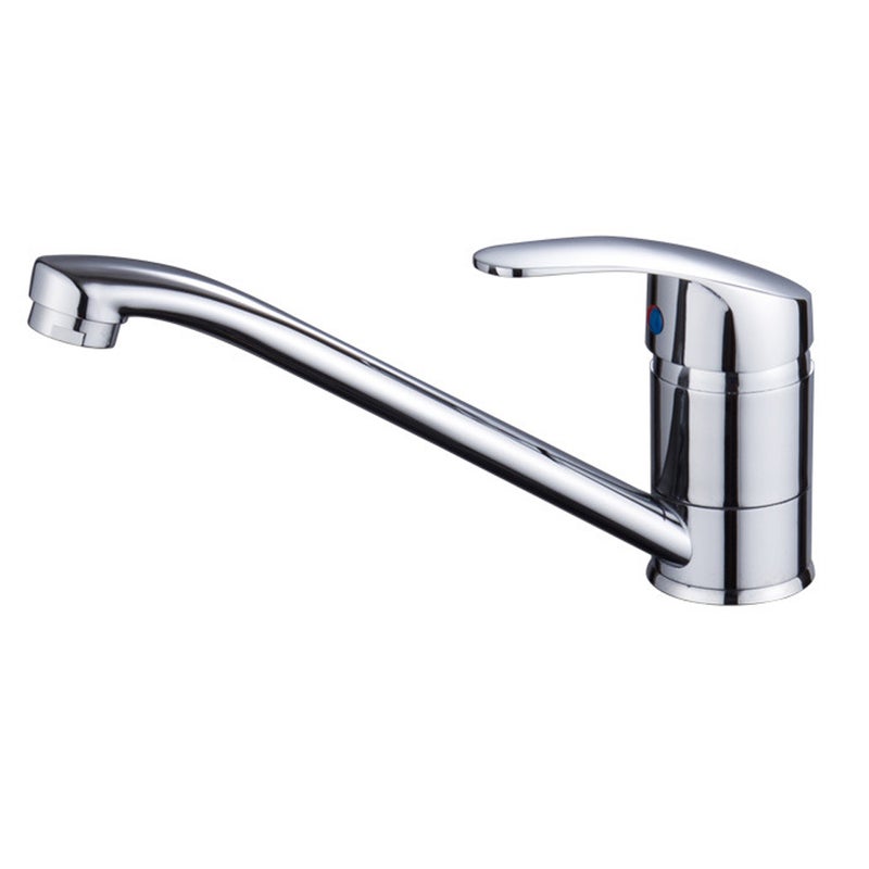 Jednouchwytowa bateria kuchenna do zlewu, jednouchwytowa bateria kuchenna, chrom, srebrny, S