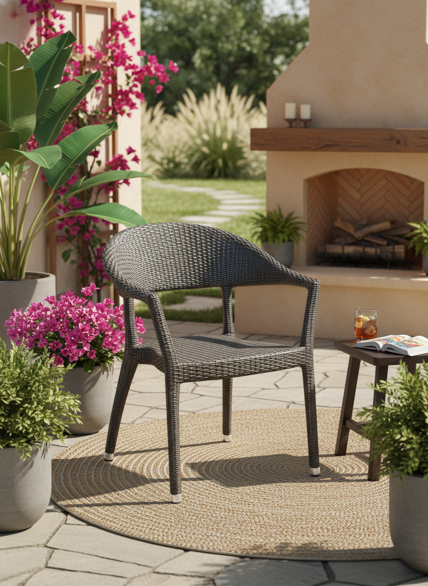 Sillón Duna ratán para jardín y exterior ROMERO GARDEN - 2