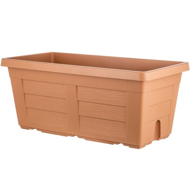 Bama Fioriera Rettangolare cm 100x44x40 Cotto Chiaro - 612804