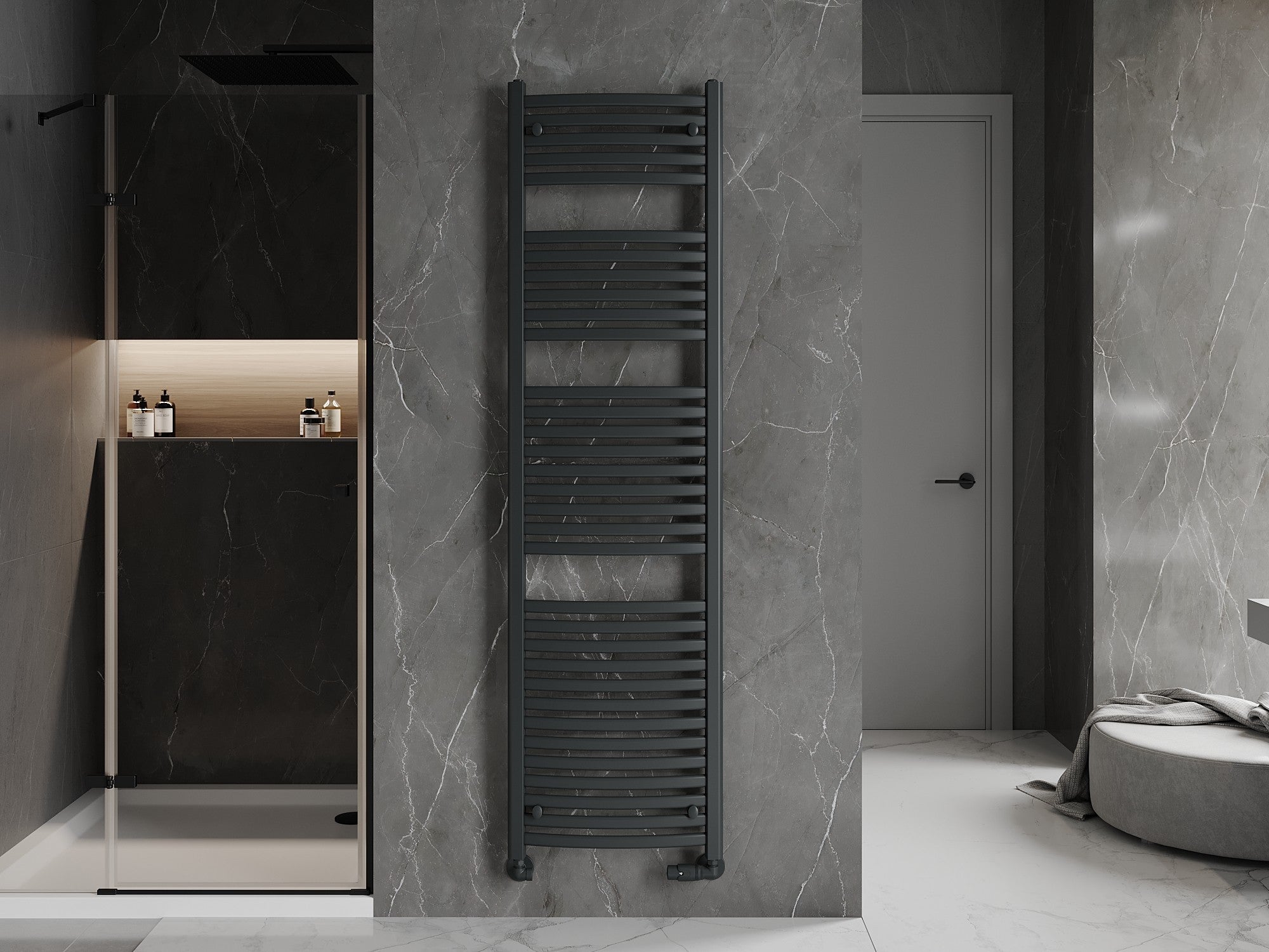 Mexen Helios radiator baie 1800 x 500 mm, 844 W, antracit - W103-1800 ...