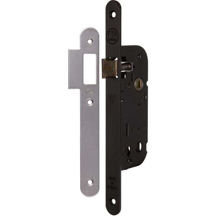 Serrure NF réversible THIRARD - Bec de cane WC - V/BR - 051501 - 4