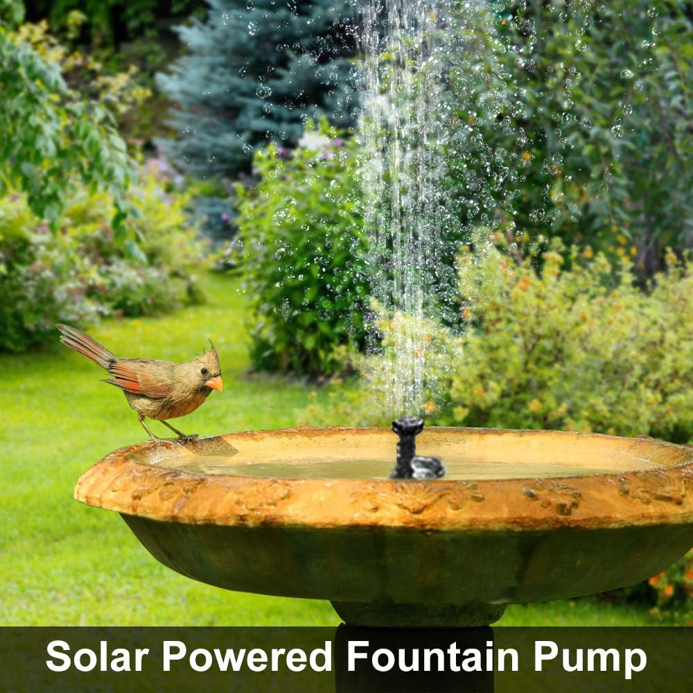 Fuente Solar Para Exteriores, Bomba De Agua Solar Para Estanque Con 7