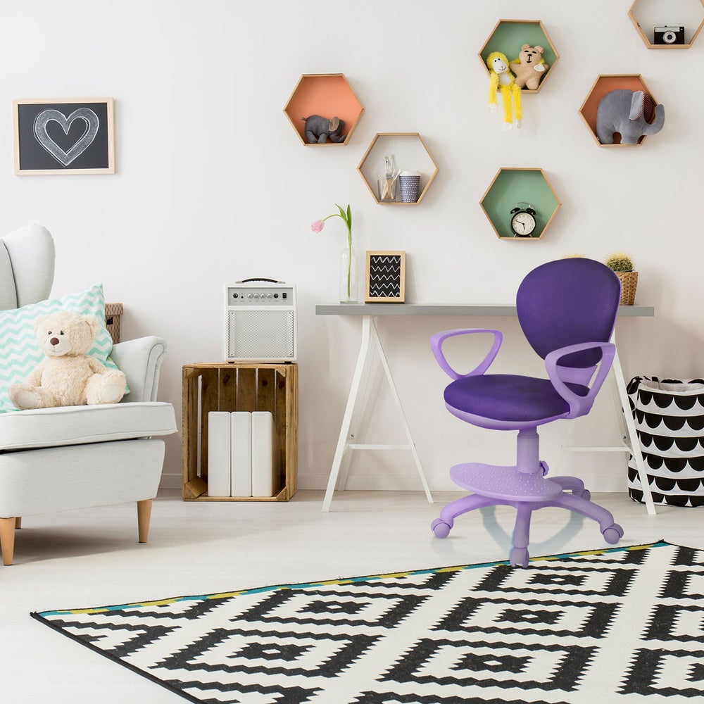 Sedia per bambini / Sedia da scrivania per bambini KID COLOUR Tessuto Rosa hjh OFFICE - 3