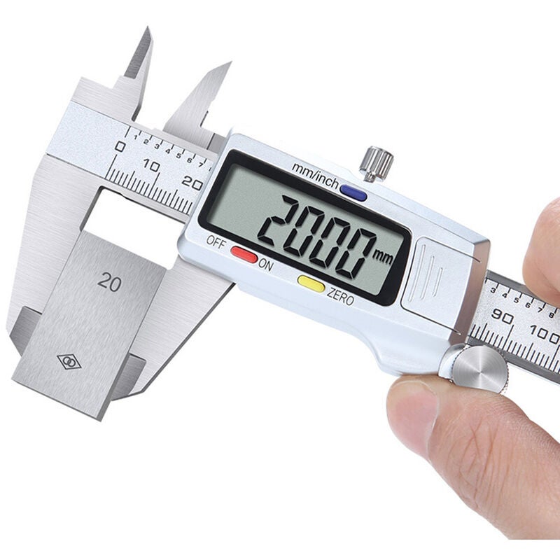 Precyzyjna suwmiarka elektroniczna 0-150 mm ze stali nierdzewnej