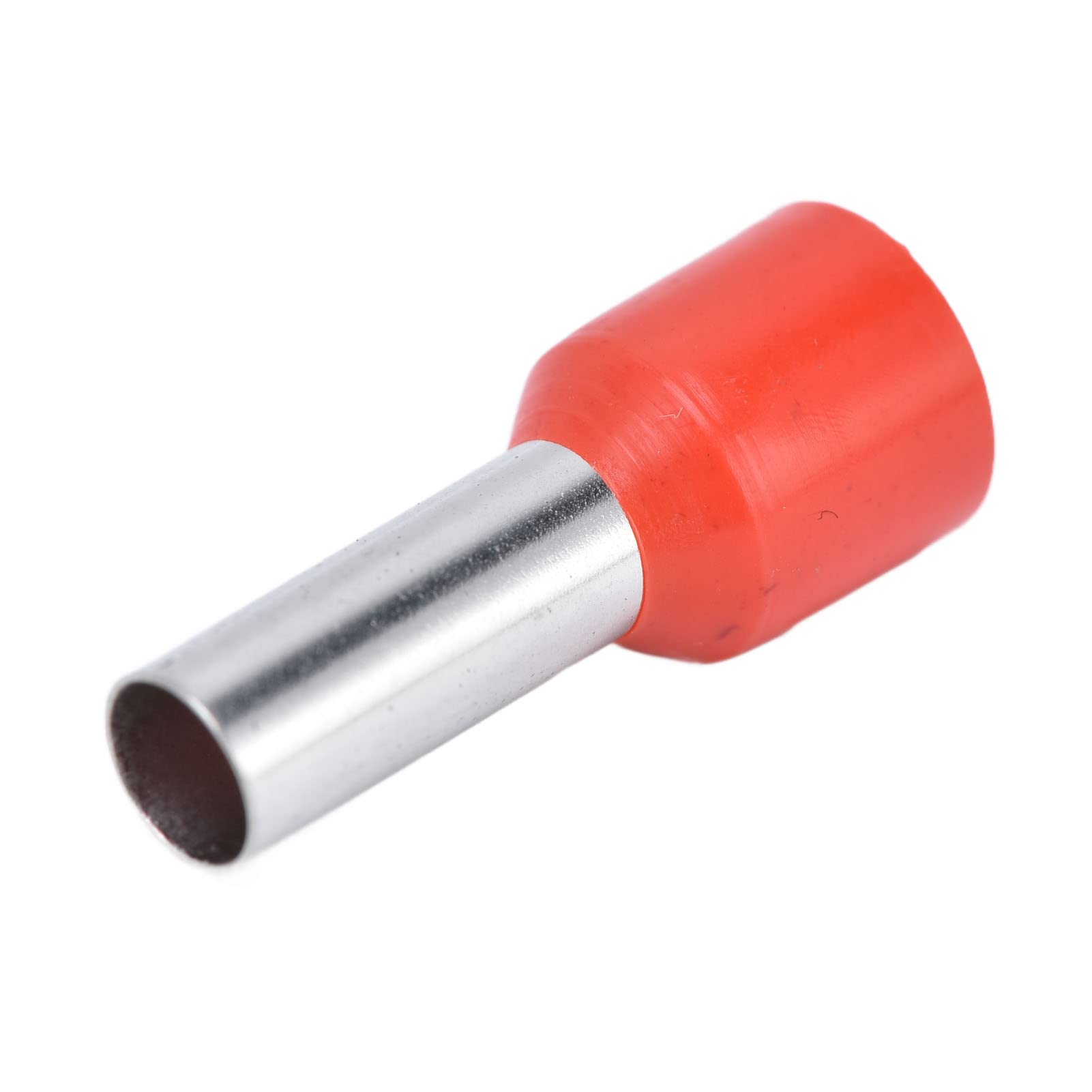 100 pezzi Terminale tubolare tondo isolato Connettore a crimpare in rame per filo elettrico 8AWG E10‑12 - 9