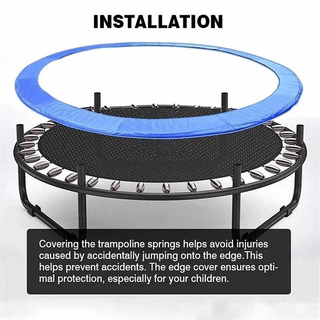 Tappetino Di Sicurezza Del Trampolino Coperchio A Molla Tappetino Di Sicurezza Del Trampolino Coperchio A Molla