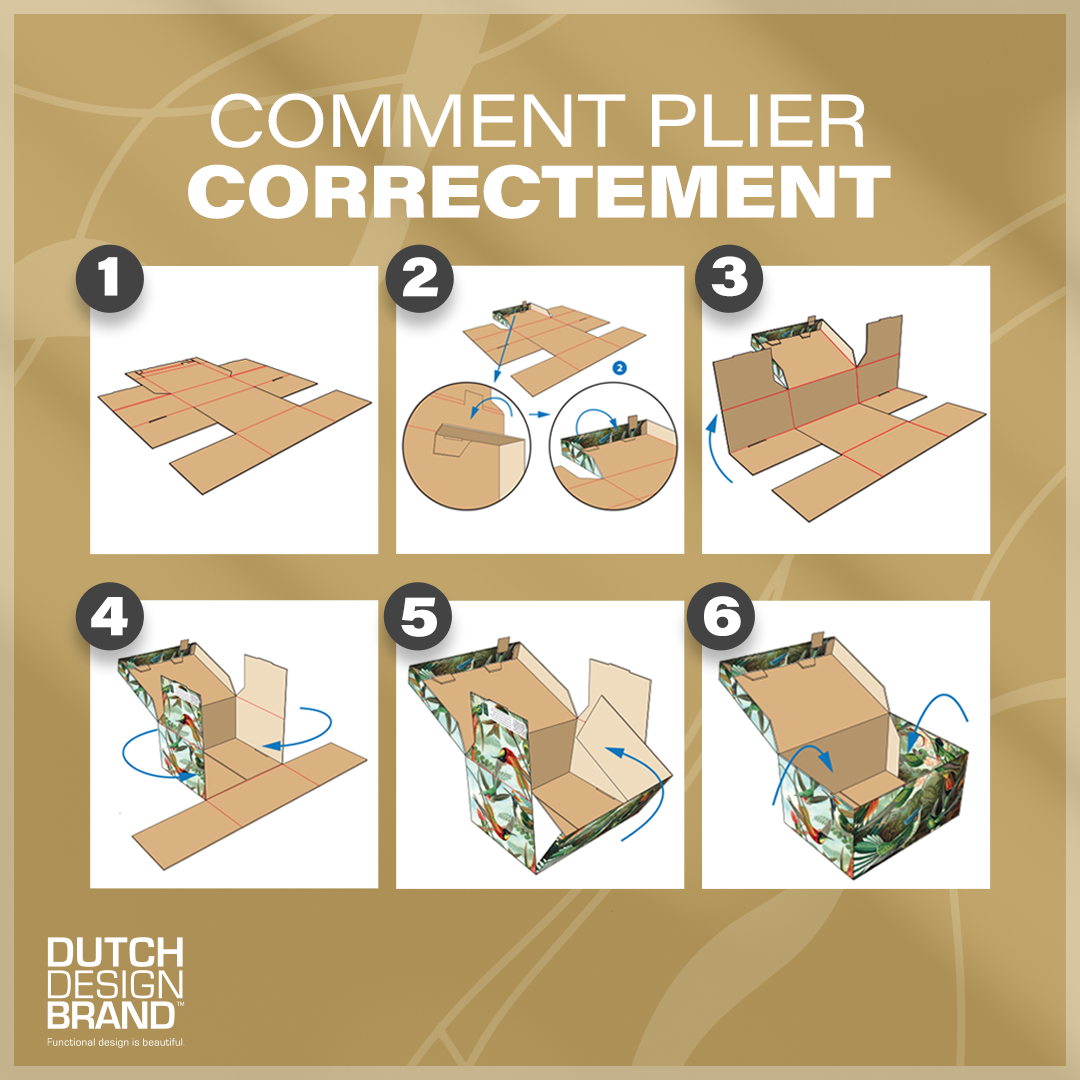 Scatola portaoggetti Triptic 39,5x32x21cm - DUTCH DESIGN BRAND - DUTCH DESIGN BRAND - 6