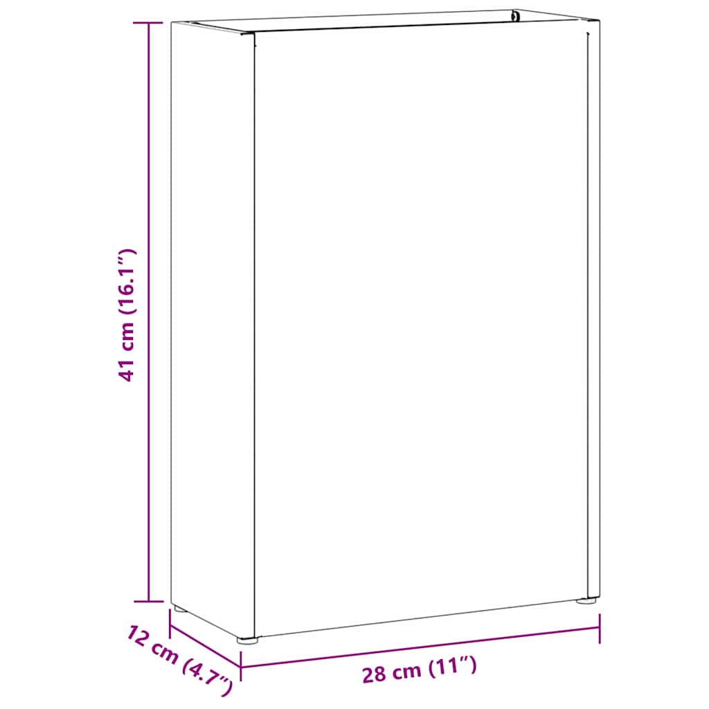 Porte-parapluie vert olive pour l'entrée, 28 × 12 × 41 cm - 9