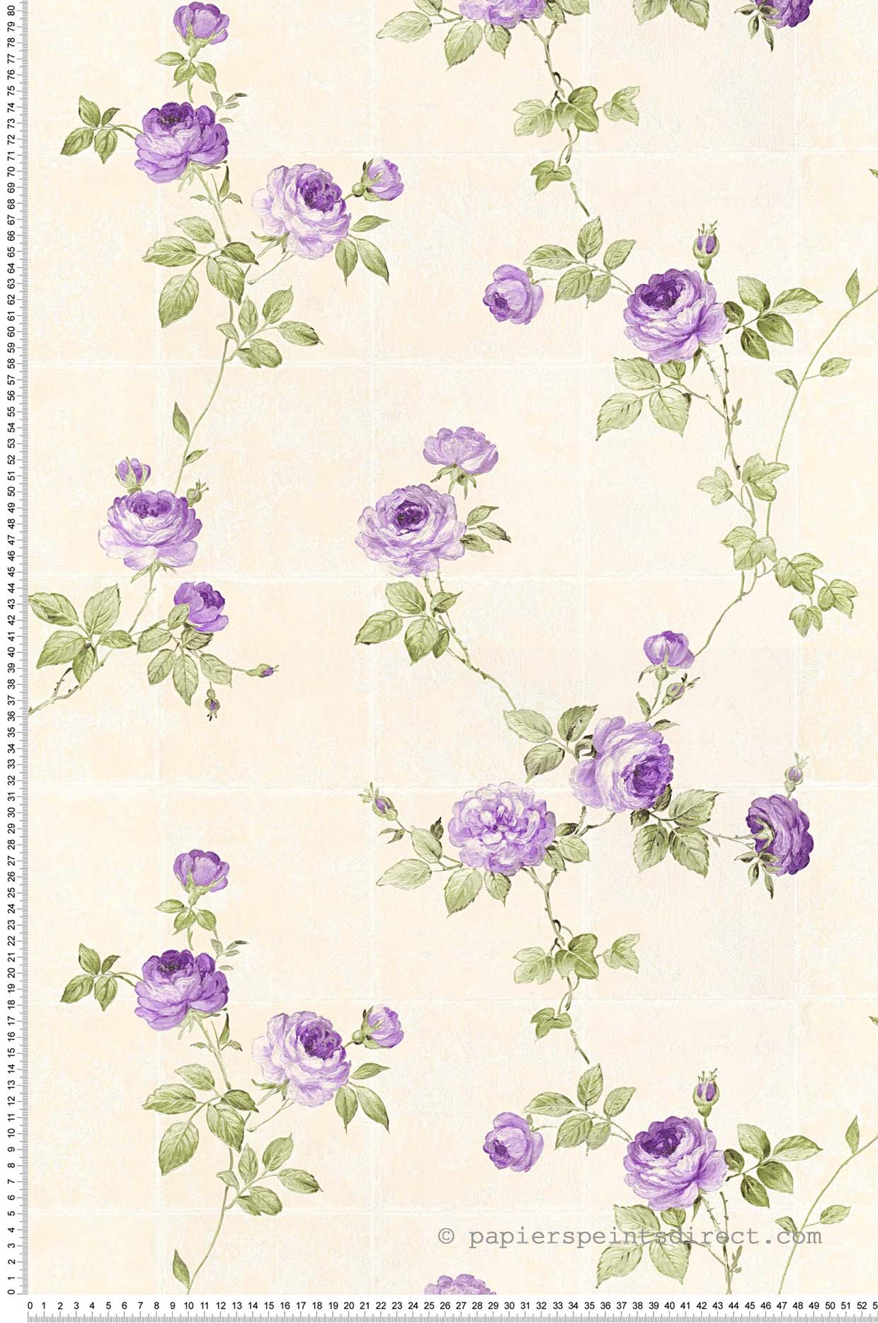 Tessuto vintage bianco e marrone floreale tessuto artigianale trapunta tessuto di cotone fat quarter splendido - Italia
