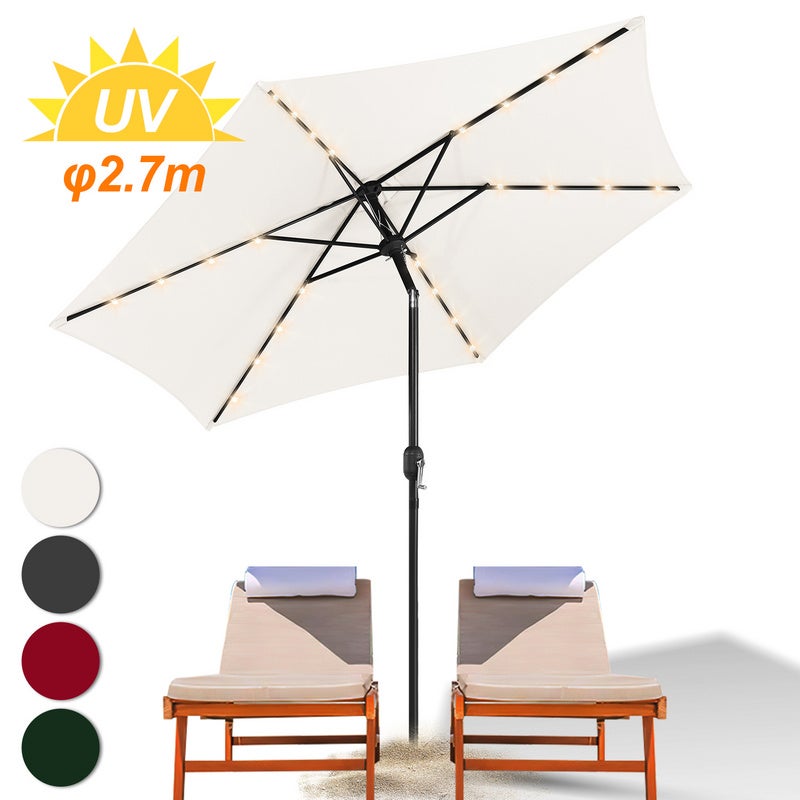 Pied Parasol Beton Pied Parasol MaxxGarden 27kg - Balcon Avec Béton - Porte -à-faux Pied Parasol Porte-à-faux MaxxGarden