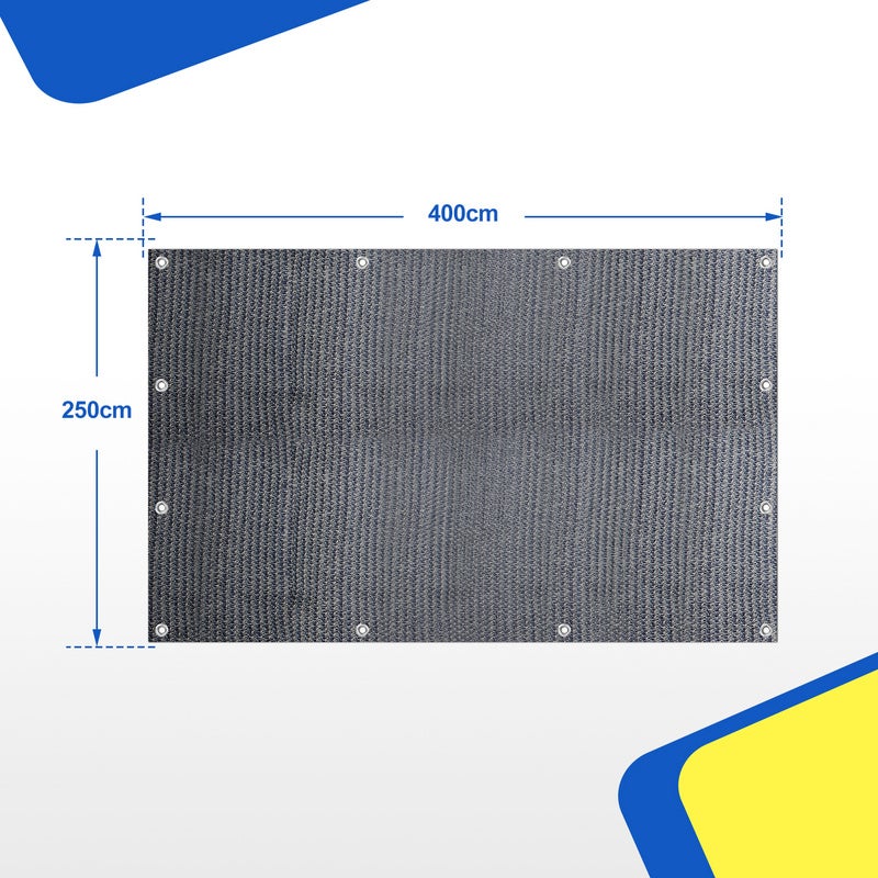YRHome Alfombra De Camping Gris Azulada – Antideslizante, Resistente A UV Y Lavable, Con Bolsa De Transporte Y Clavos