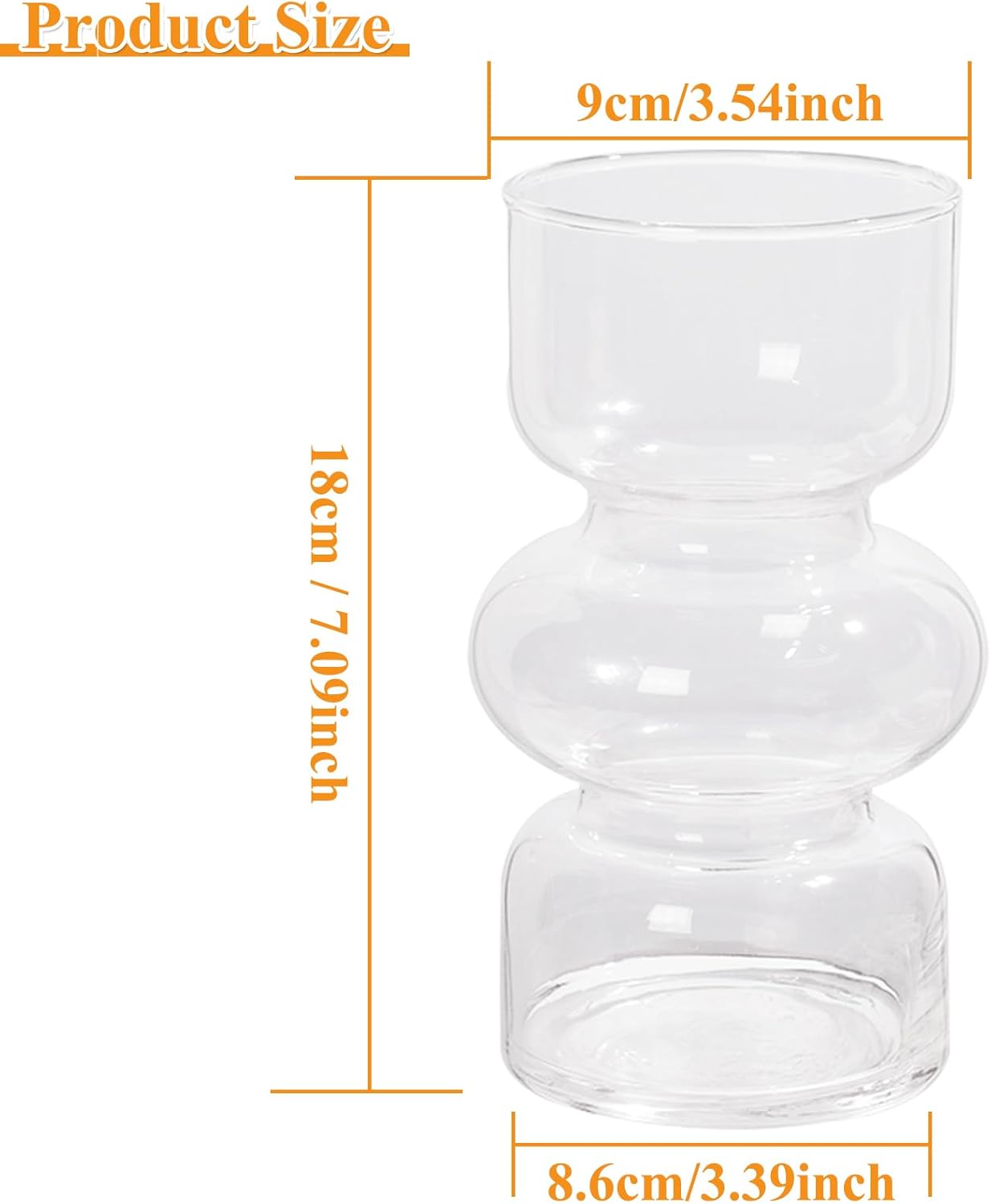 KAYLETIN Lot De 24 Petits Vases à Bourgeons En Verre Transparent - Vases Miniatures Vintage Pour Décoration Table Et Mariage