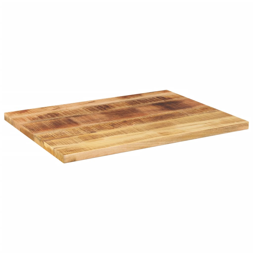 Madera Rectangular Tablero de mesa rectangular madera mango rugosa 90x60x1,5 cm- COMFORTXL ...