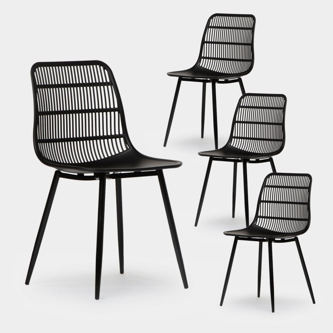 Tavolo Da Pranzo Rotondo Allungabile - Stile Loft Con Gambe In Metallo Nero, Rovere Lefkas, Diametro 100cm - Foto 7