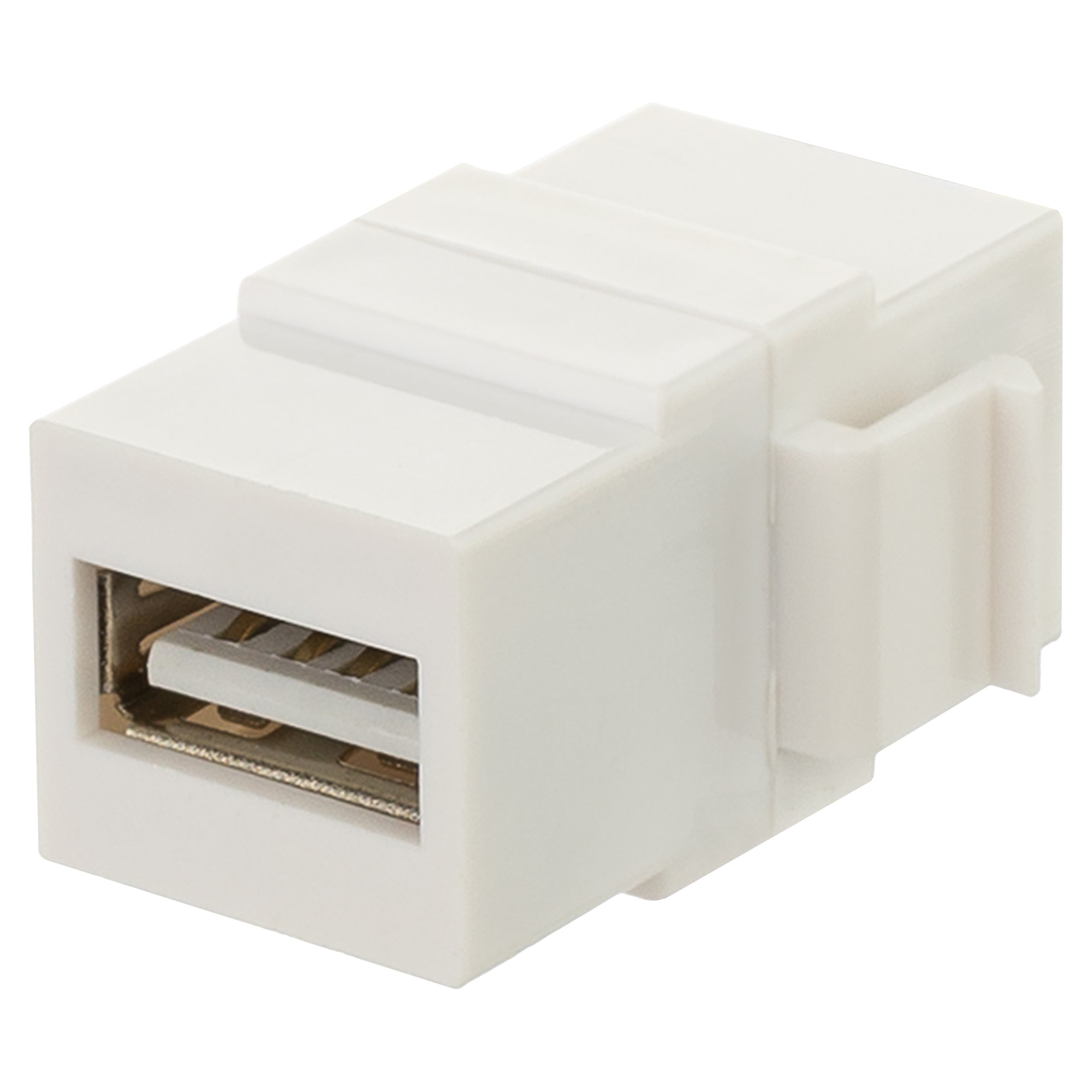 NEKU Keystone USB 2.0 A/A gniazdo komputerowe beczka łącznik Mediabox 45x45