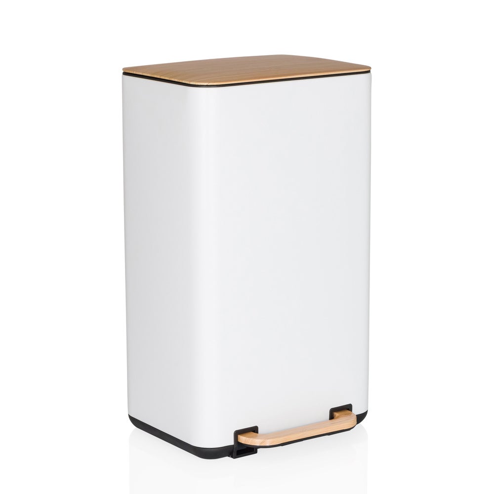 Wiadro na śmieci CLEAN NATURA Kremowobialy hjh OFFICE