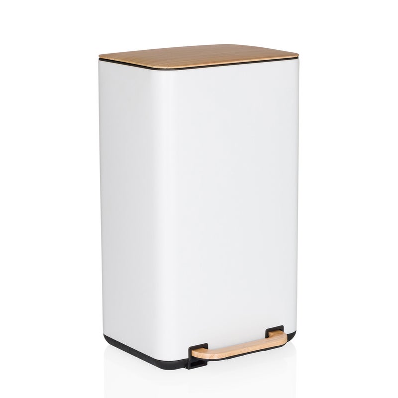 Wiadro na śmieci CLEAN NATURA Kremowobialy hjh OFFICE