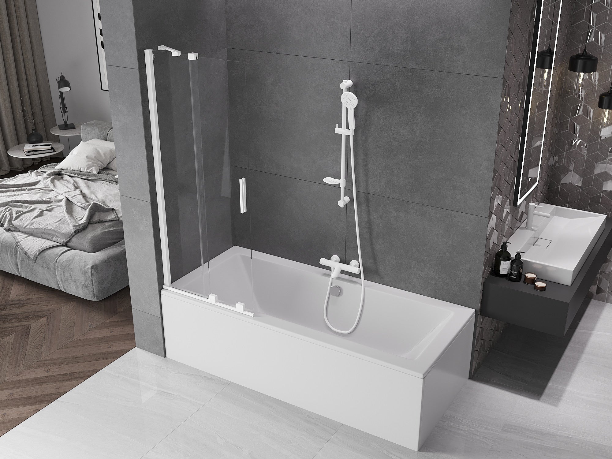 Pare-baignoire repliable - Young 1BSV | Au Fil Du Bain