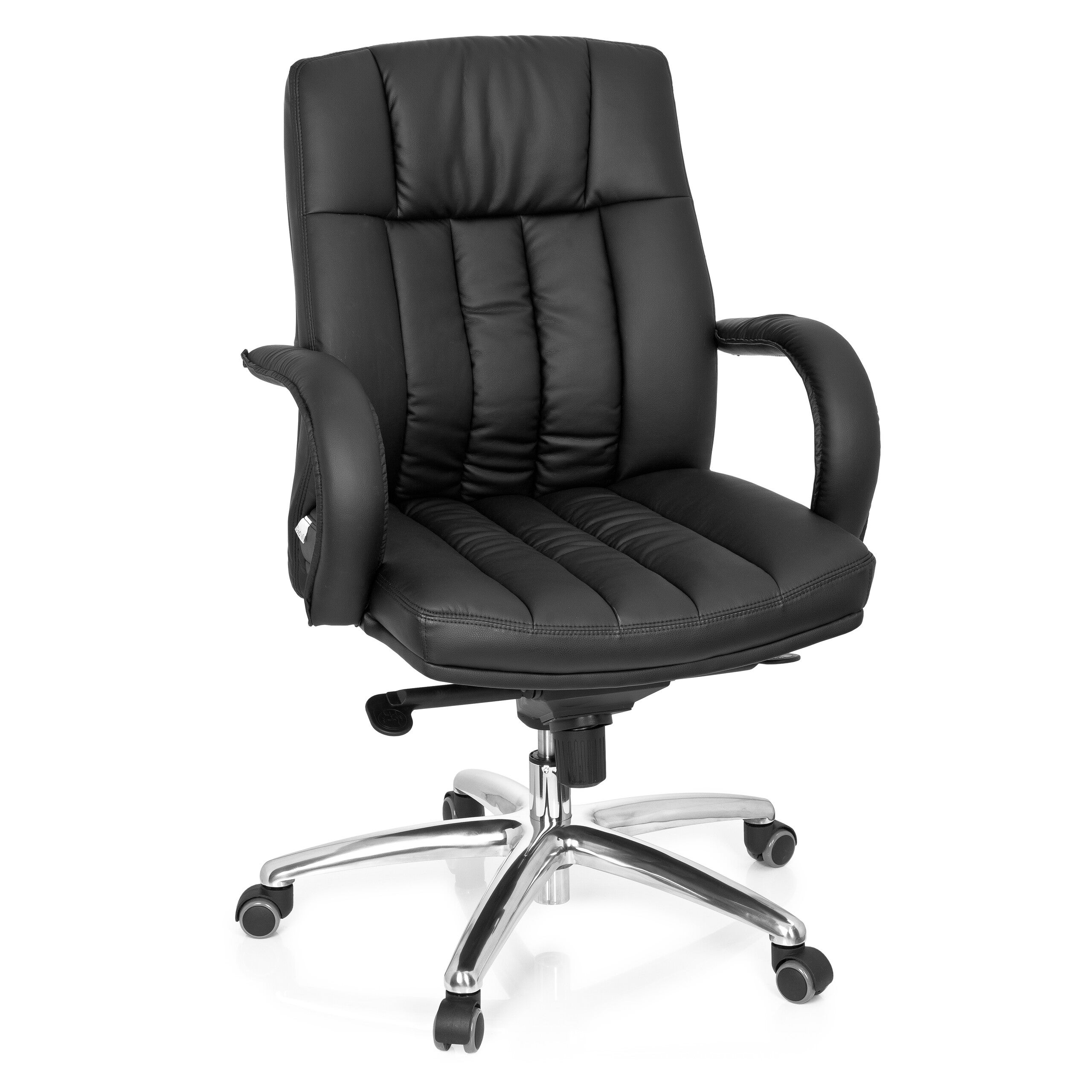 Krzesło Executive XXL G 100 imitacja skóry czarne hjh OFFICE