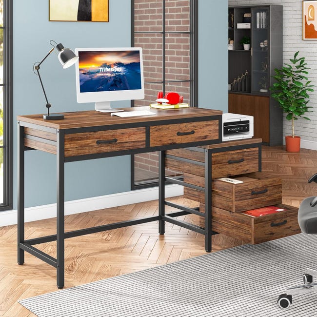 Scrivania 110x60 Cm Nero Cassetto E Ripiano Portaoggetti Con Struttura In Acciaio E Finiture Oro Zamia Scrivania 110x60 Cm Nero Cassetto E Ripiano Portaoggetti Con Struttura In Acciaio E Finiture Oro Zamia