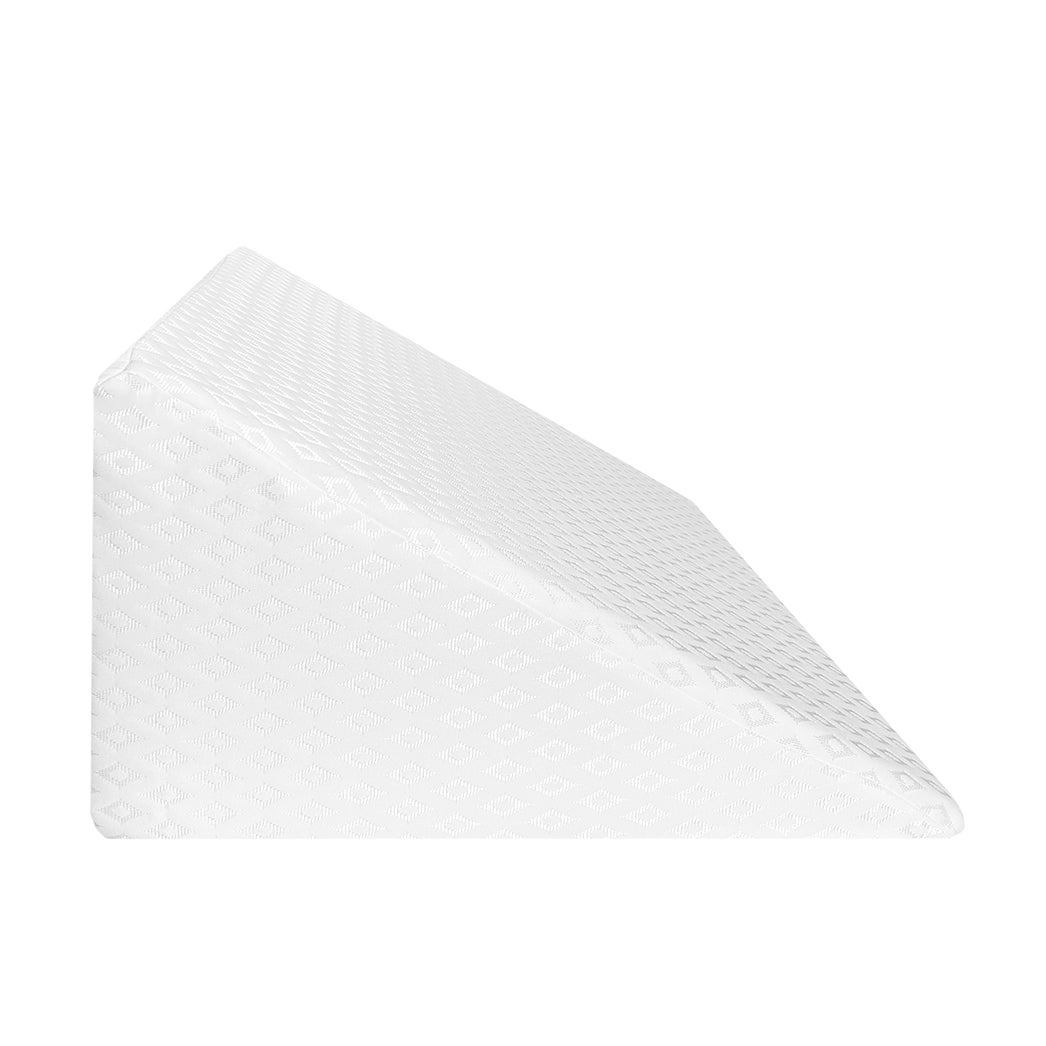 Acomoda Textil – Almohada de Lectura en Forma de Cuña para Sofá y Cama. Cojín de Espuma Desenfundable para Leer o Trabajar con Ordenador. - 2