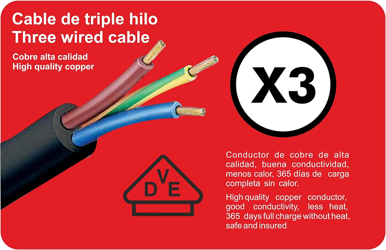 Bloc multiprises avec protection contre les surtensions Silver Electronics 6 prises, câble de 1,5 mètre Noir - 7