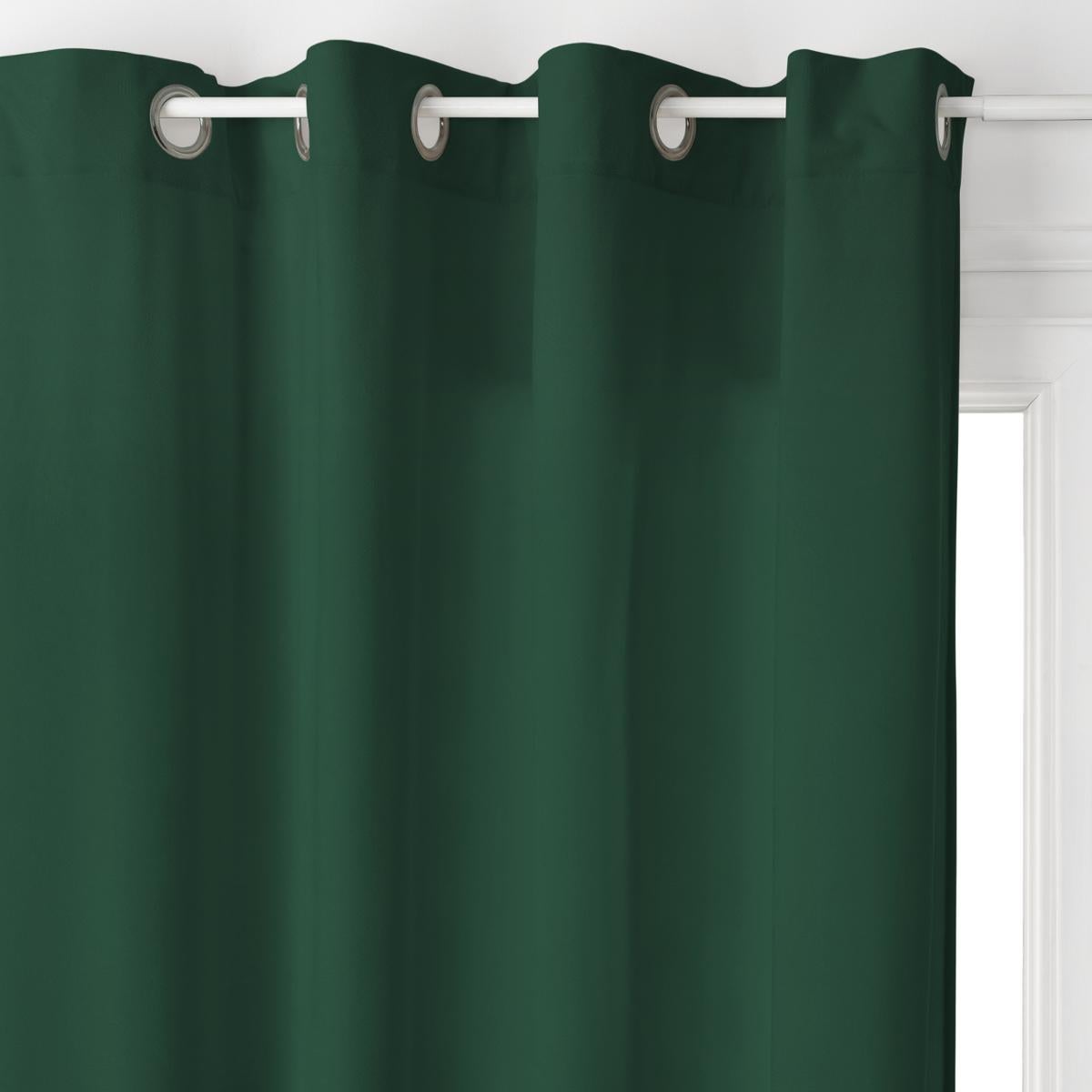 Cortina con ojales 'lilou' - verde 140 x 260 cm - atmosphera créateur d'intérieur