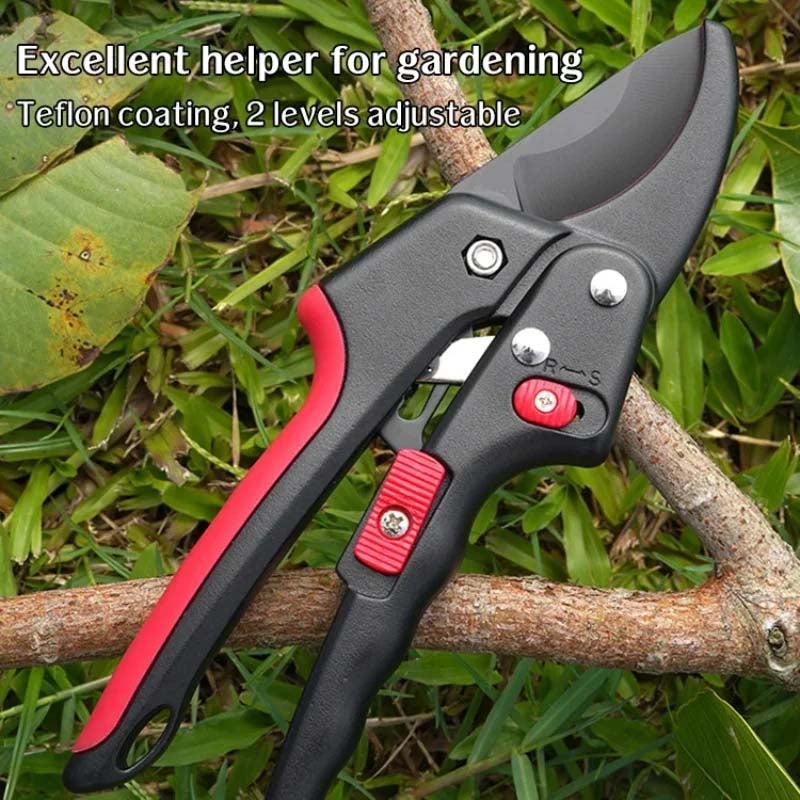 1pc Forbici da giardino SK5, taglio rami a cricchetto, lama affilata, strumento manuale per potatura alberi, giardinaggio e paesaggistica - 5