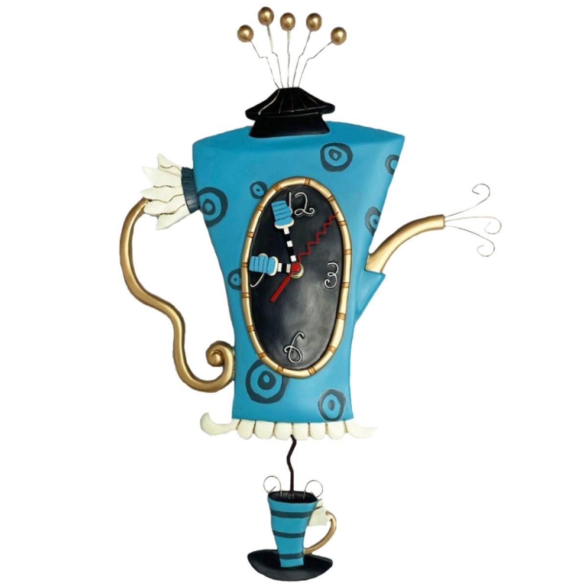 Avis sur l'horloge à pendule Allen Designs P2051 vintage noir