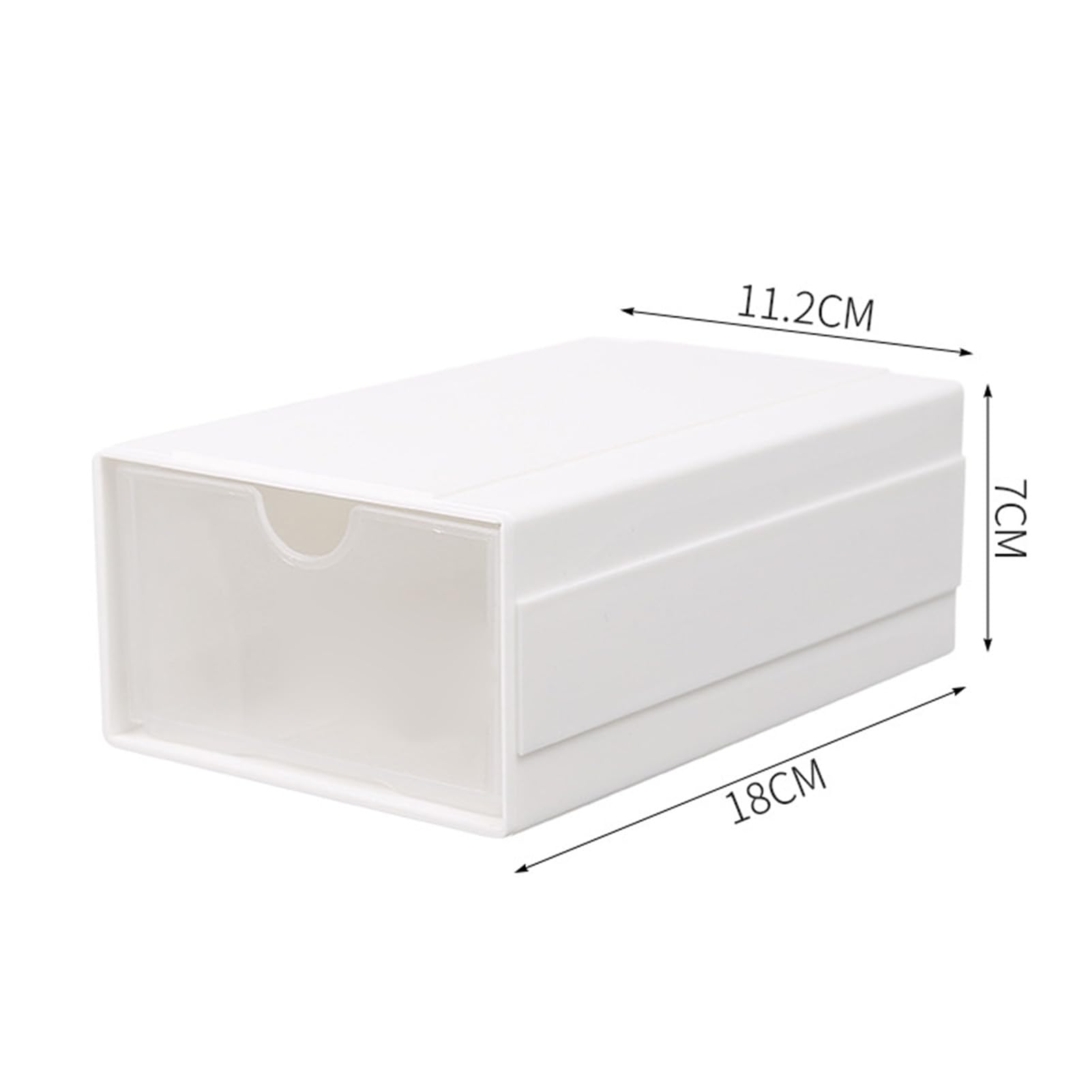 Boîte de rangement à tiroirs en plastique pour bureau, organisateur de rangement à tiroirs, gain de place, conteneur à tiroirs polyvalent pour bure - 7