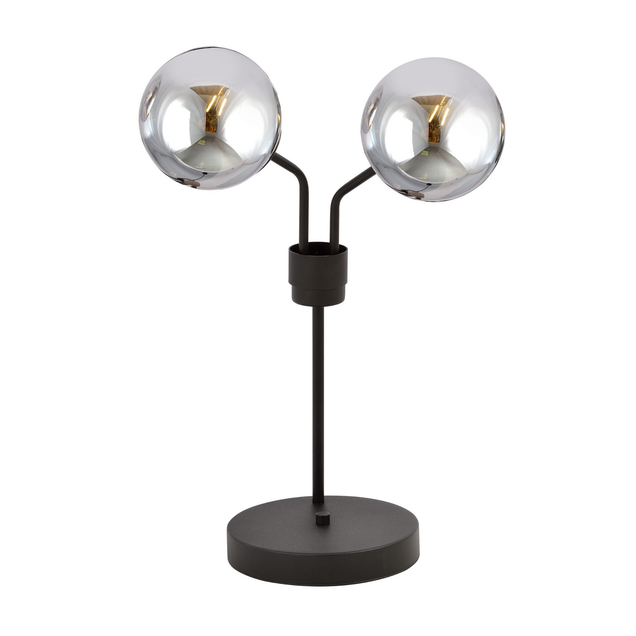 Lampka nocna Emibig 2xE14 40W NOVA LN2 BLACK/GRAFIT 1140/LN2