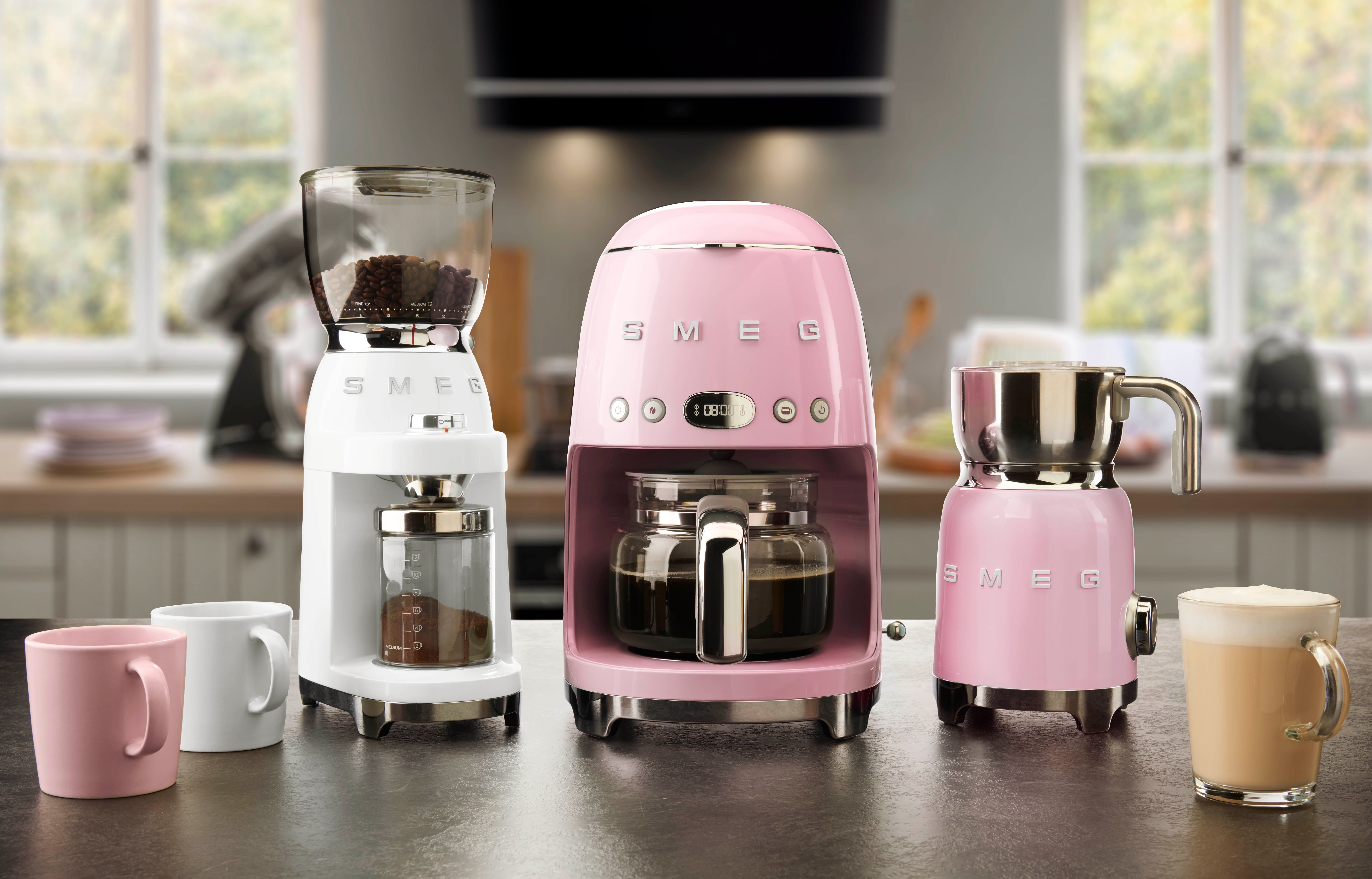 Broyeur à café vintage blanc CGF01WHEU Smeg - 9