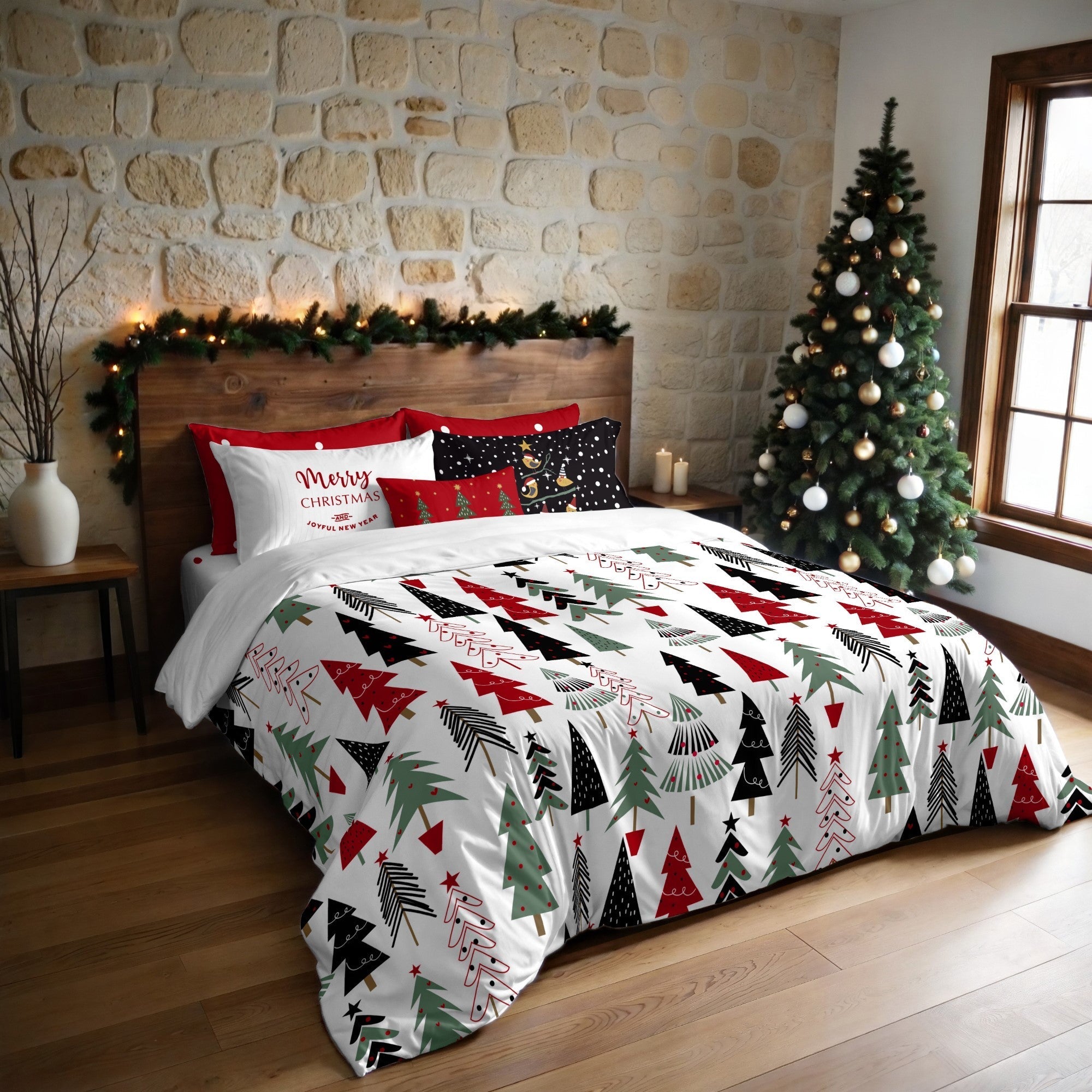 Copripiumino con bottoni a pressione Laponia 50 260x240 cm - 3