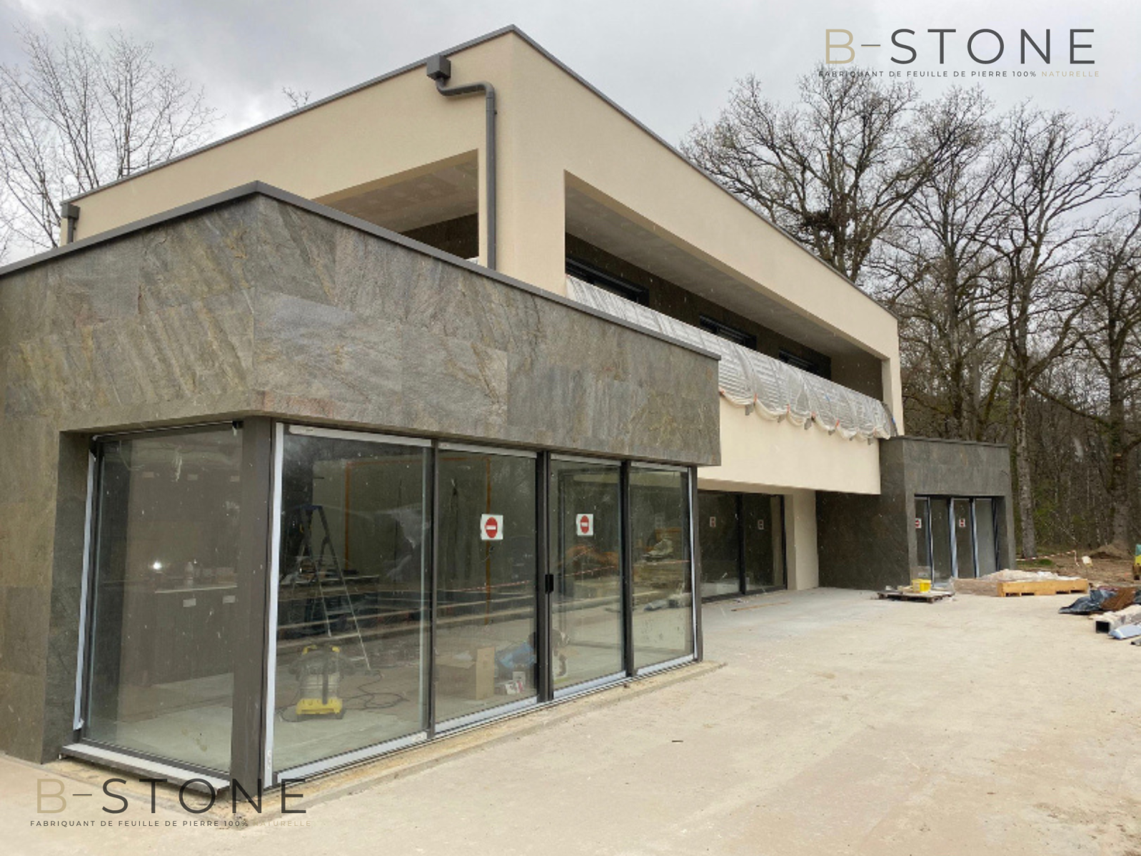 Feuille De Pierre 100% Naturelle B-Stone Jorasses 205 2400x1200mm - 2,88m2 - 3