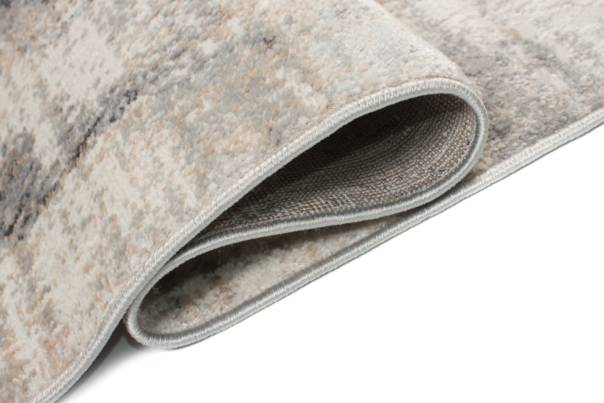 TAPISO Valley Tapis de Salon Beige Gris Crème Abstrait Taches Fin 200x300 - 3