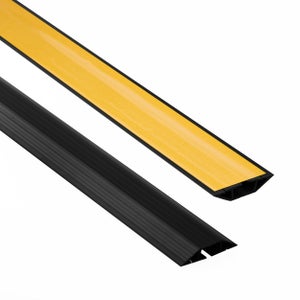 Goulotte Cache-câble Auto-adhésive En Aluminium 100 Cm - Passe-fil Mural Pour Bureau Et Maison - Or, 28x10 Mm, Facile à Installer