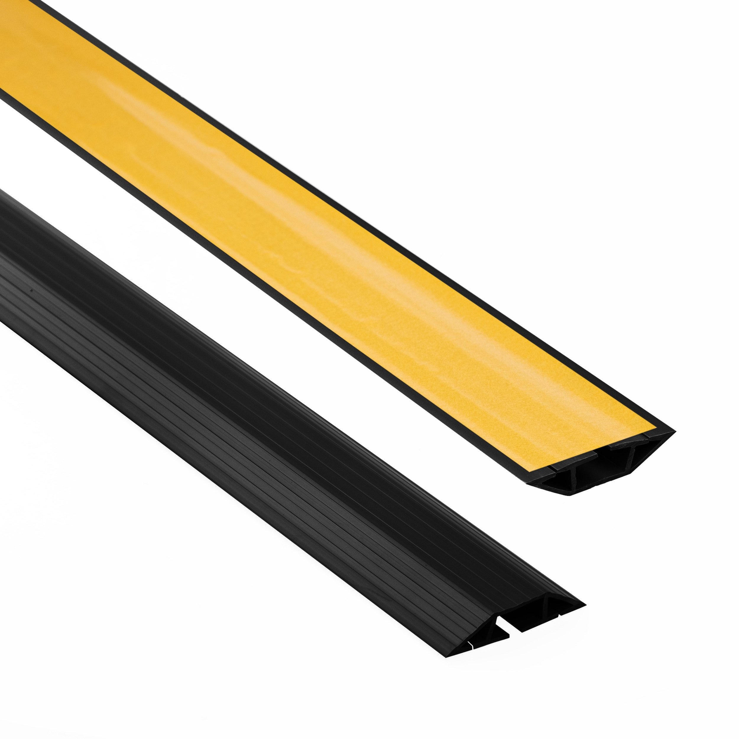 QUEST Bande de câble en PVC 10x60mm, 2m Auto-Adhésive, cache-câble ...