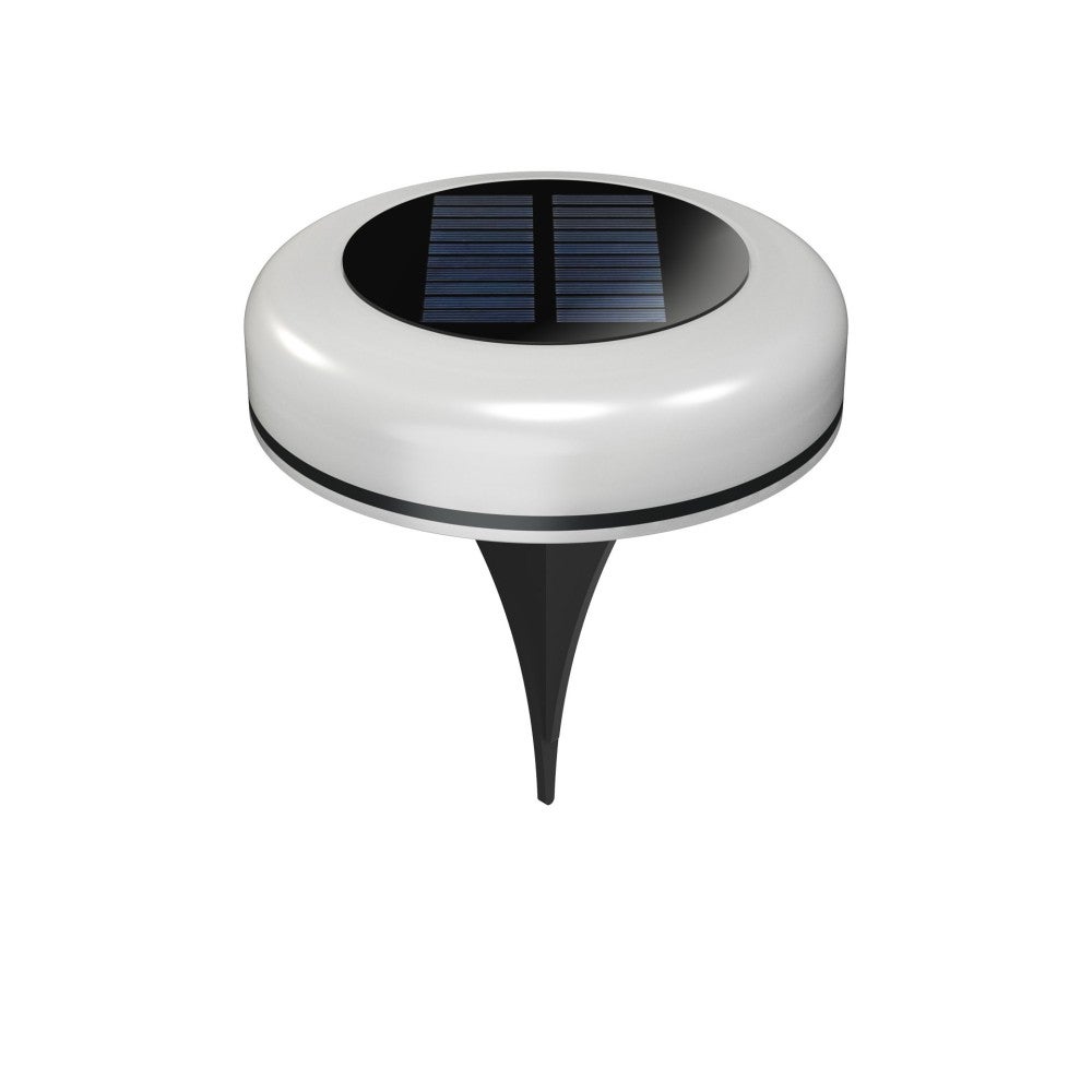 Twist - 1W Lampa solarna LED zewnętrzna z kolcem 2700K/RGB, IP54, kąt 180°, klasa III, czarny ABS - Beneito Faure