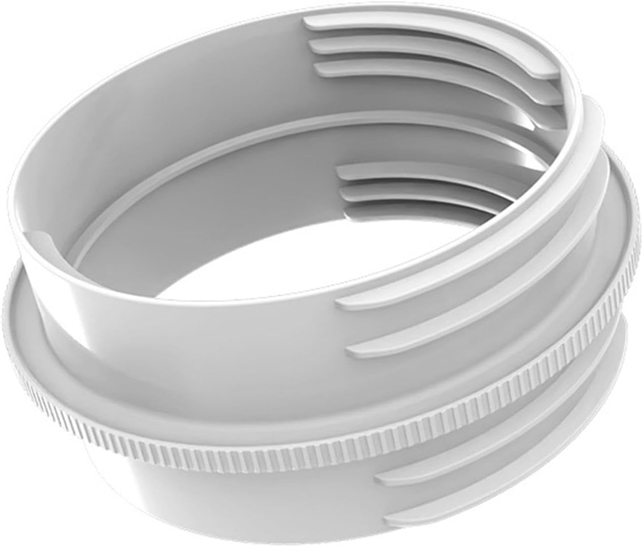 Adaptateur Tuyau D'échappement Climatiseur Portable - Diamètre 15 Cm - Pour Porte Coulissante, Installation Facile - PVC