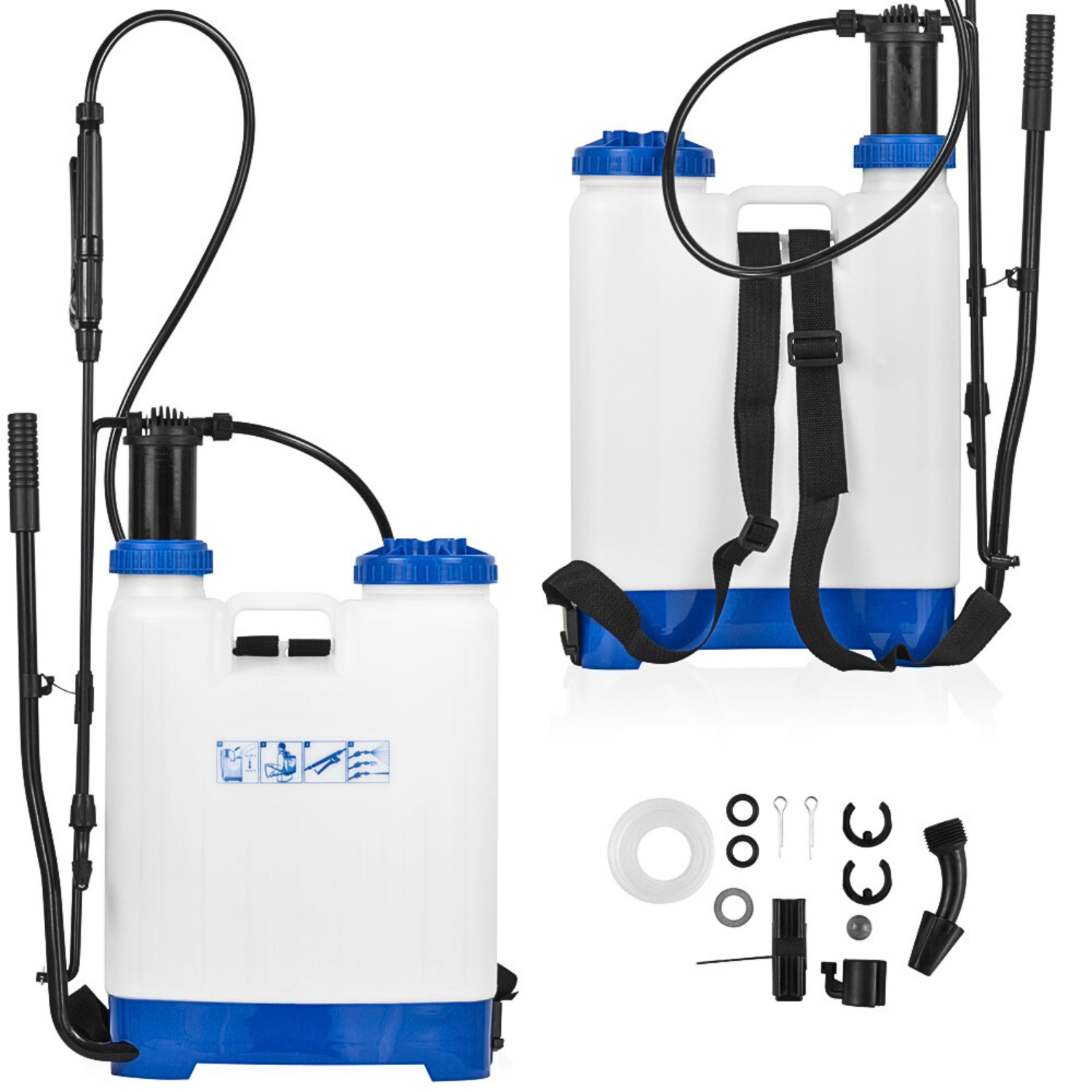 Pulvérisateur De Jardin Rétractable Acier Inoxydable - Longueur Réglable 31 à 72 Cm - Buse Réglable Brume/Jet