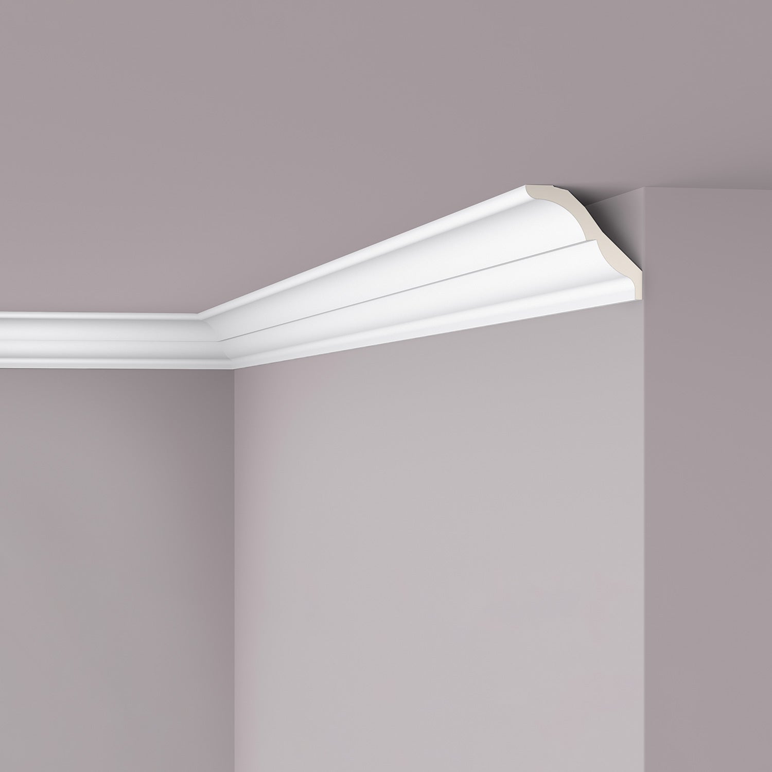Corniche De Plafond Décorative 6m - Cadre D'éclairage 190x120mm - Mstyle - NEUF