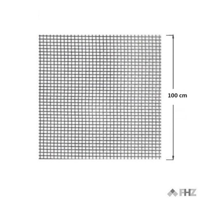 TELA DE MOSQUITERA DE FIBRA DE VIDRIO DE 100 CM FHZ GRIS PARA PUERTA O VENTANA