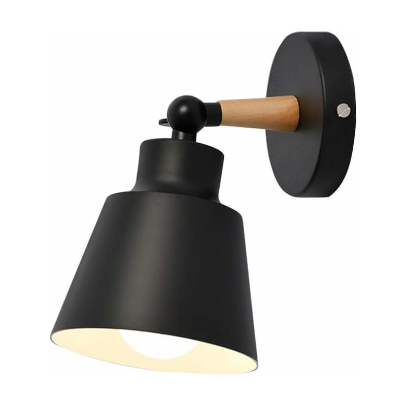 Nowoczesny industrialny kinkiet ścienny z metalu oprawy oświetleniowe Edison Loft lampa do kawiarni baru korytarza jadalni salonu sypialni czarny