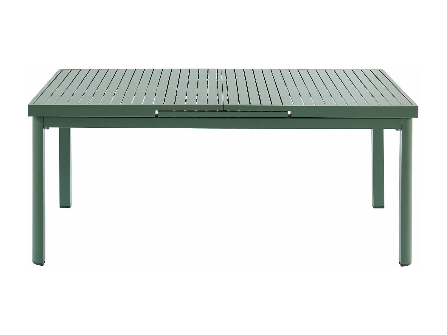 Stół rozkładany z aluminium o długości 180/240 cm – migdałowa zieleń - NAURU