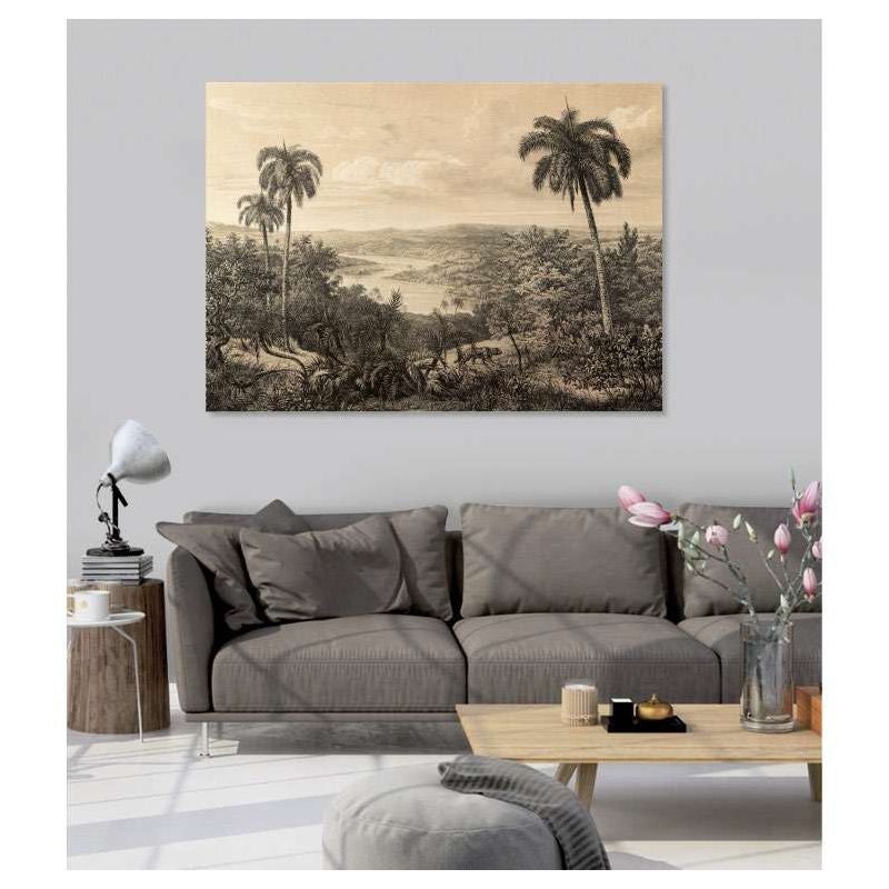 Tableau toile en kit EAU FORTE 180 x 130 cm - Toile textile sans PVC, Made in France par Scenolia - 2