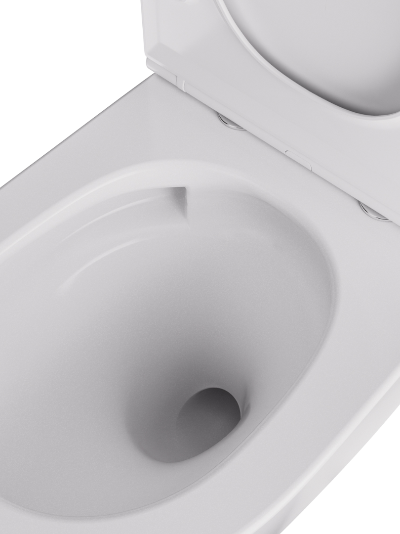 Miska WC Uptrend CANEO biały połysk, VORTEX 1 szt. - 4