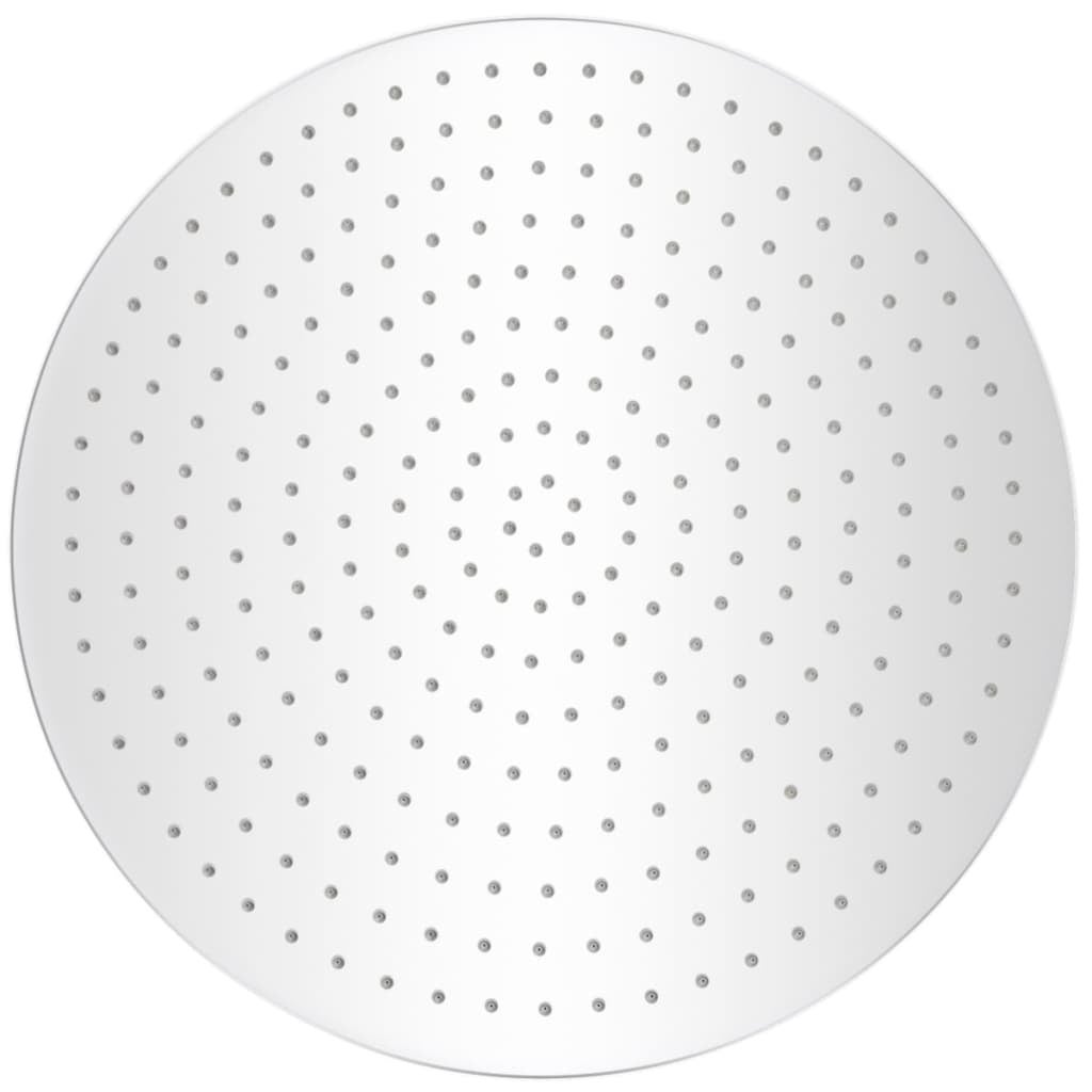 Maison Exclusive - Testa Doccia a Pioggia in Acciaio Inossidabile 50 cm Rotonda - 2